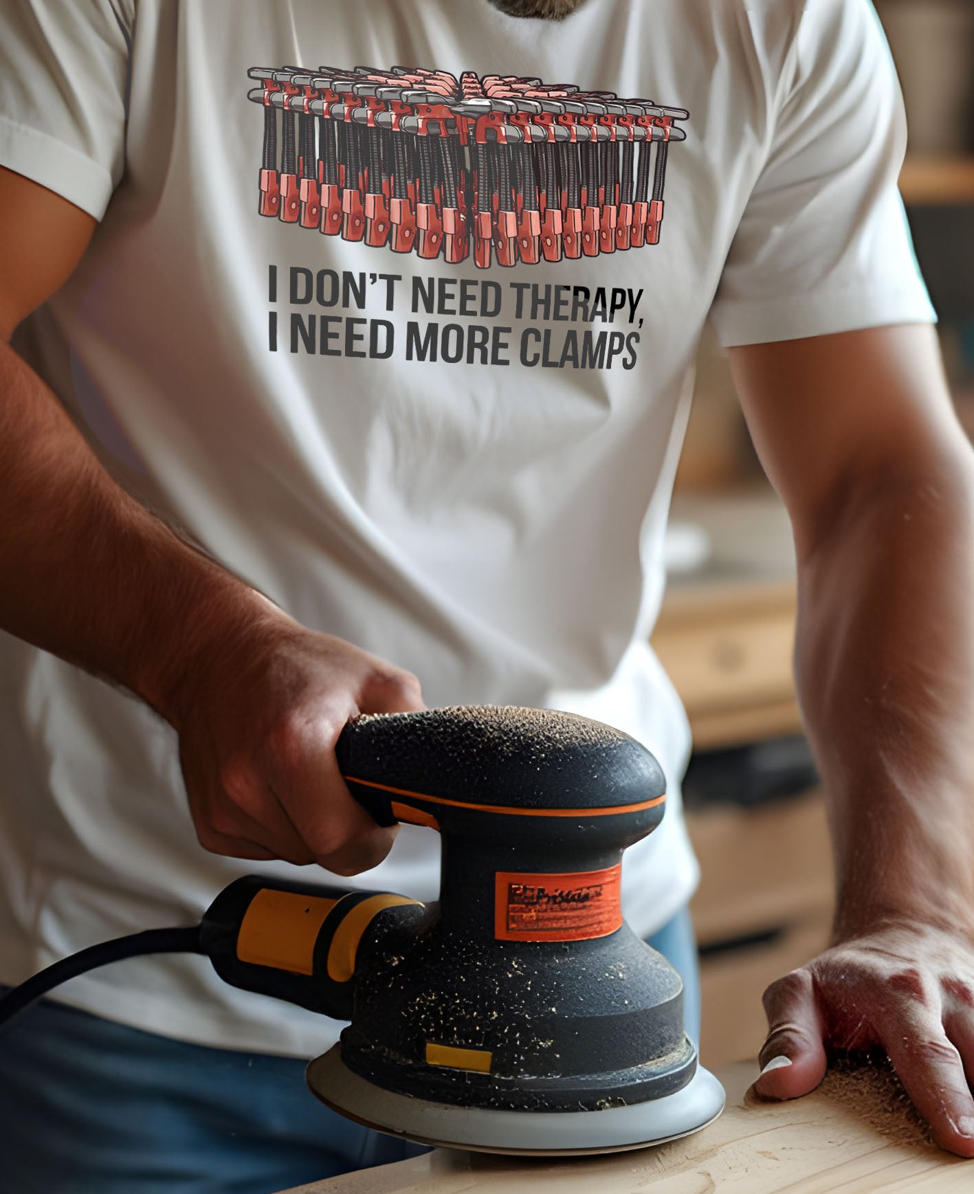 I dont need Therapy, I need more Clamps | Gift for Woodworkers, Carpenters |